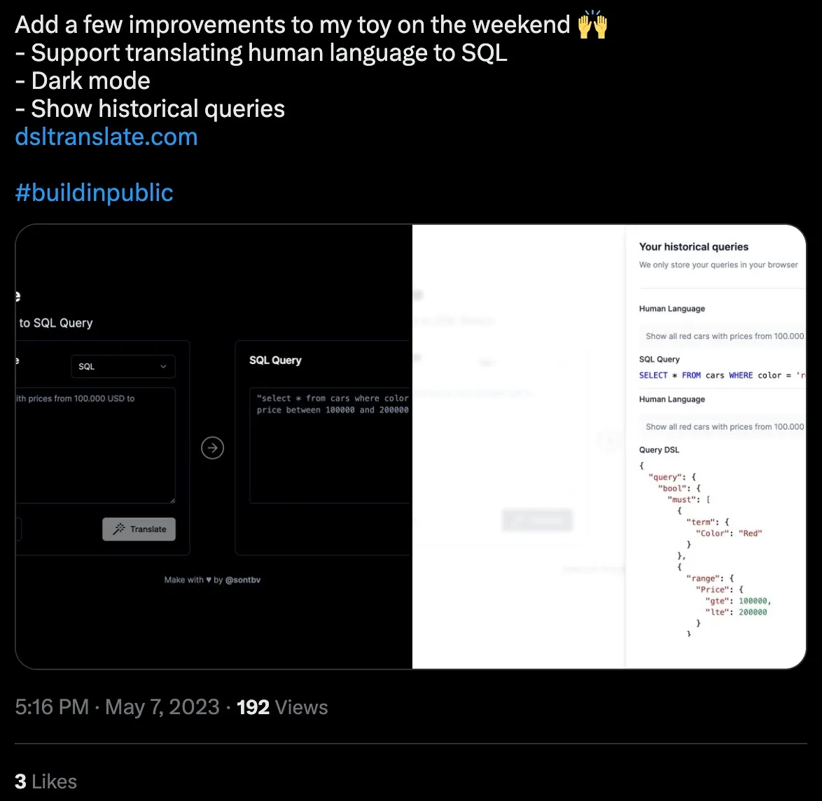 This is how #buildinpublic looks like!