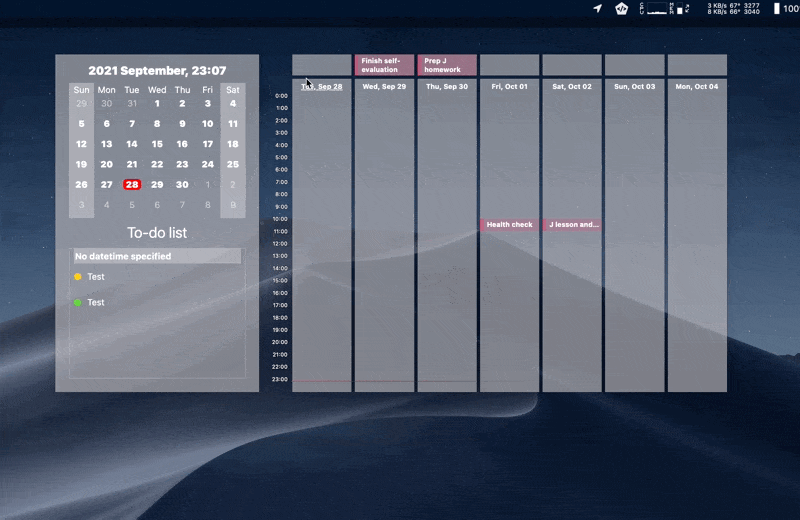 ResizeCalendar WallCal